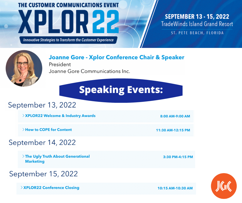 NEWS: Special Presentations at Xplor22